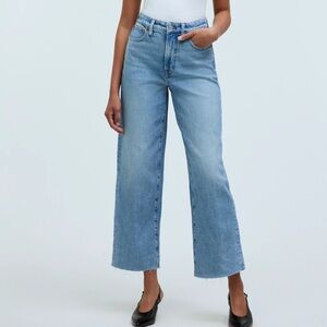 Madewell Curvy Perfect Vintage Wide Leg Crop Denim